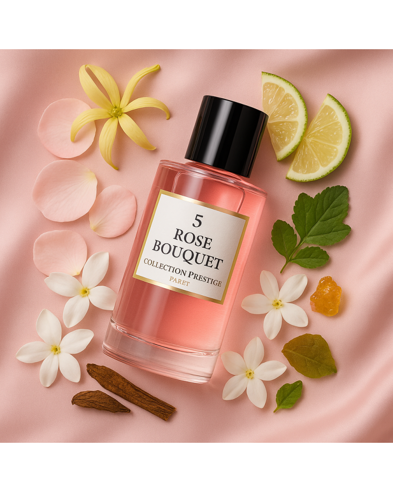 5 ROSE BOUQUET - COLLECTION PRESTIGE - 50ML